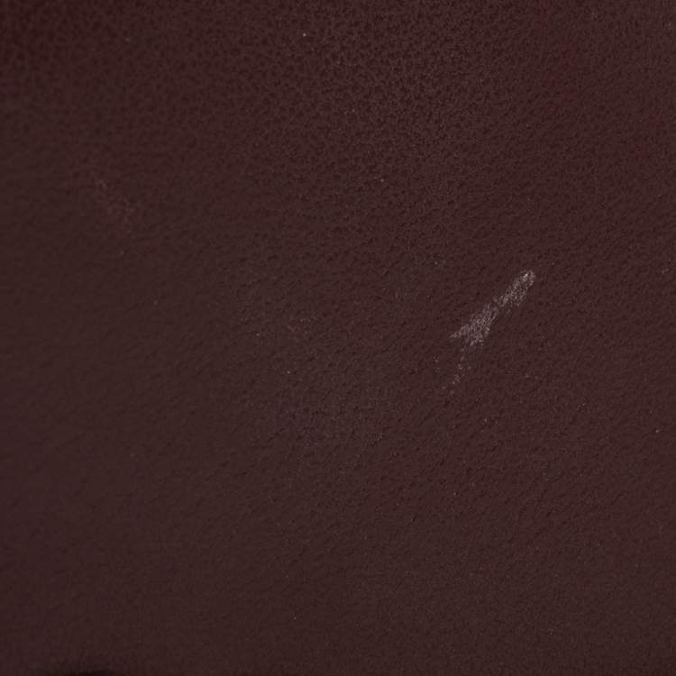 مملوكة مسبقًا Prada Burgundy/Black Leather Cahier Belt Bag