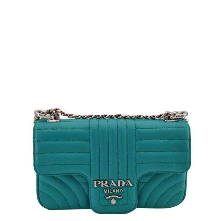 prada purse green