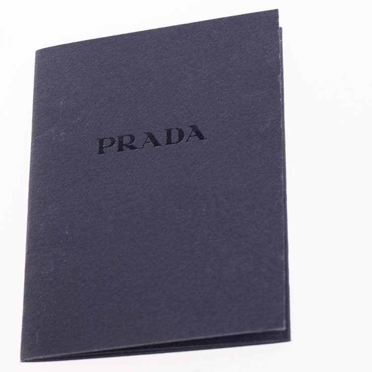 Pre Owned Prada Blue Saffiano Leather Top handle Bag