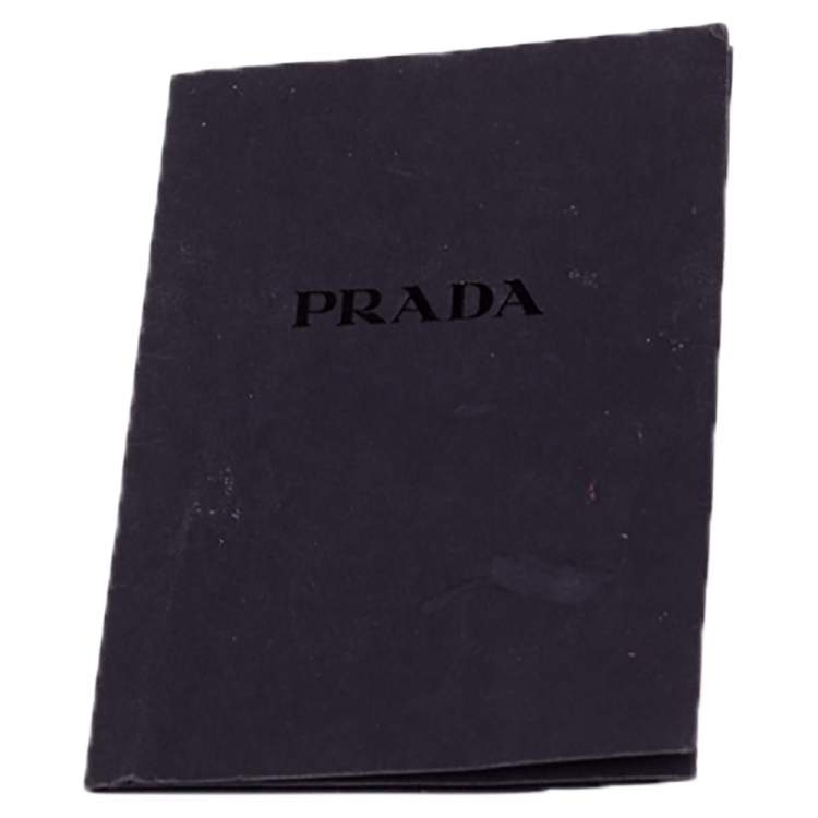 Pre Owned Prada Purple Spazzolato Leather Large Galleria Tote