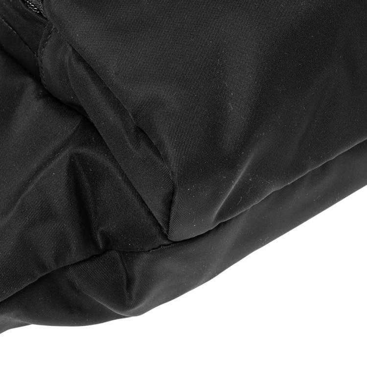 Pre Owned Prada Black Nylon Montagna Belt Bag