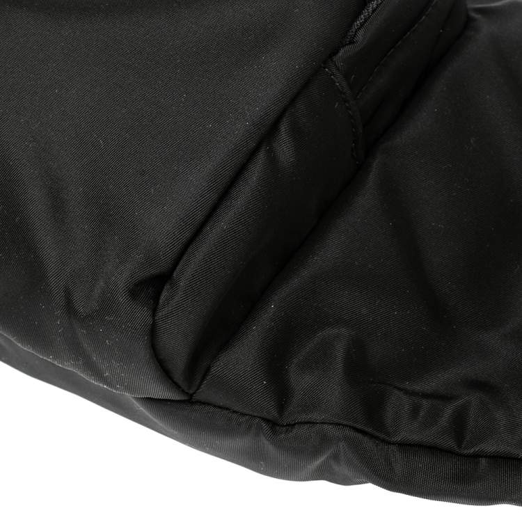 Pre Owned Prada Black Nylon Montagna Belt Bag