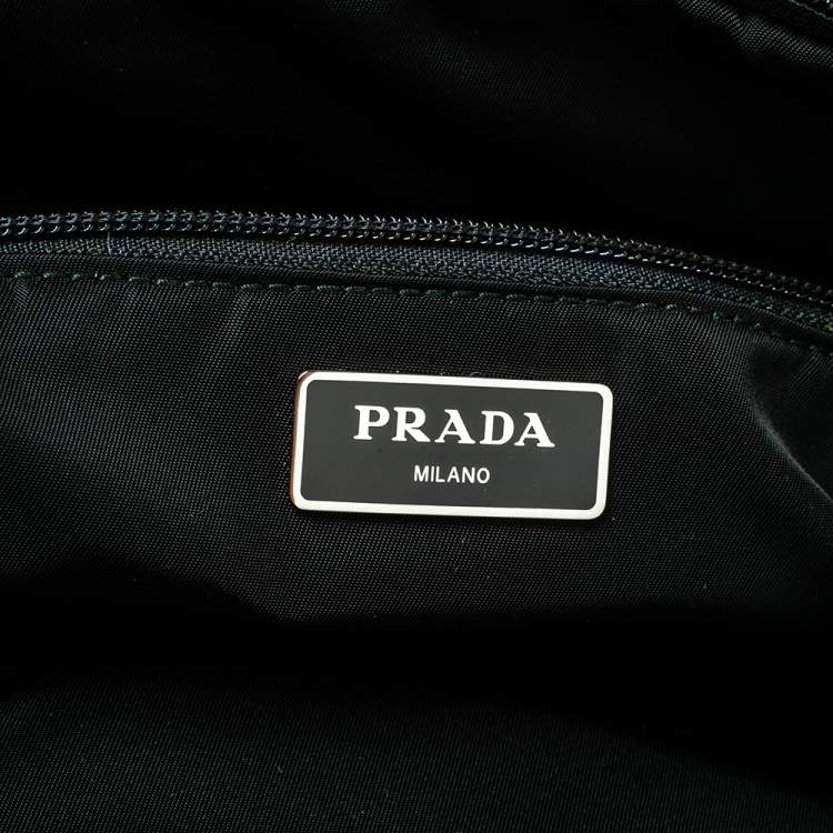 Pre Owned Prada Black Nylon Montagna Belt Bag