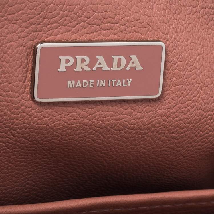 Pre Owned Prada Black Leather Top Handle Bag