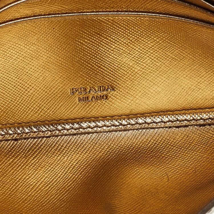 Prada Saffiano Leather Envelope Bag