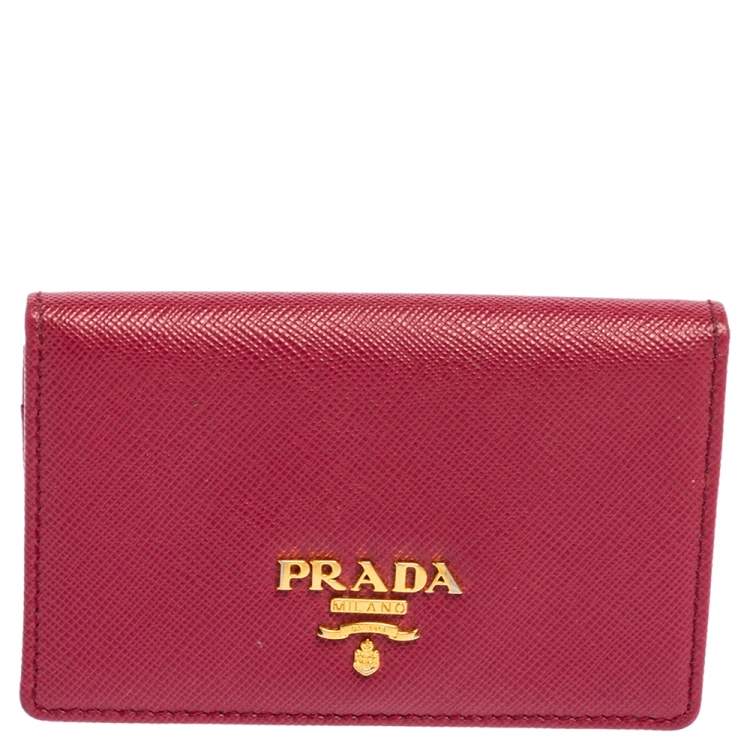 prada business card holder