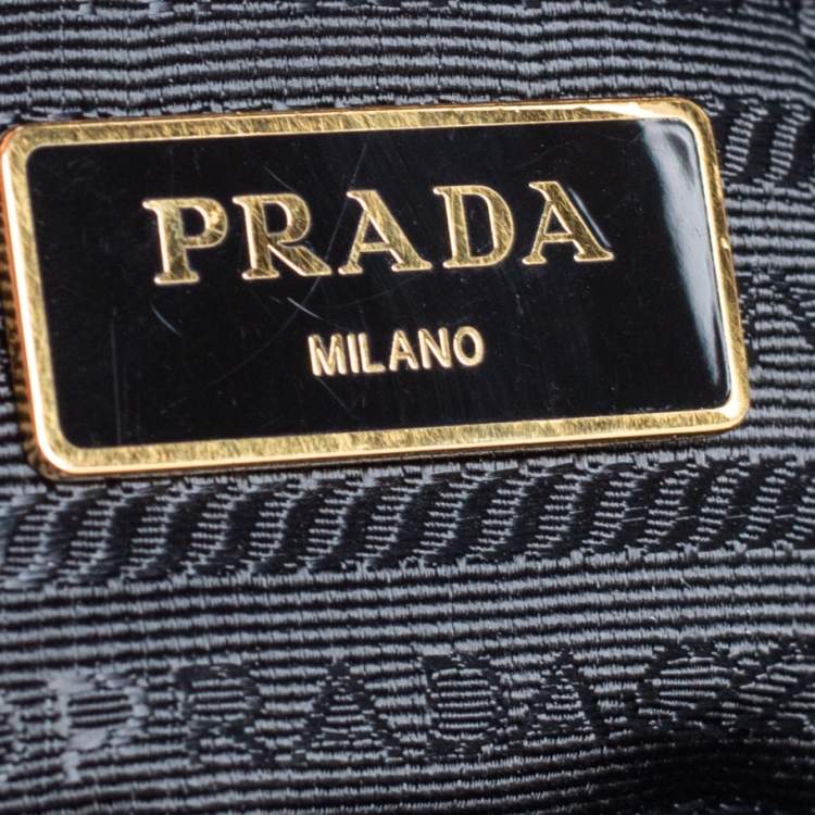 Pre Owned Prada Black Saffiano Lux Leather Large Galleria Double Zip Tote