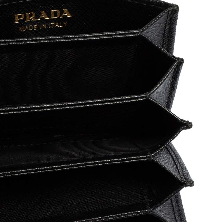 Prada accordion shop card case