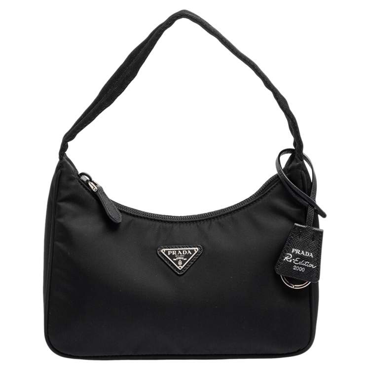 Black Re-Edition 2000 Re-Nylon shoulder bag, Prada