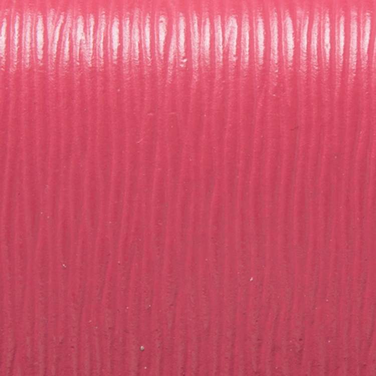 Pre Owned Prada Pink Move Leather Logo Flap Card Case