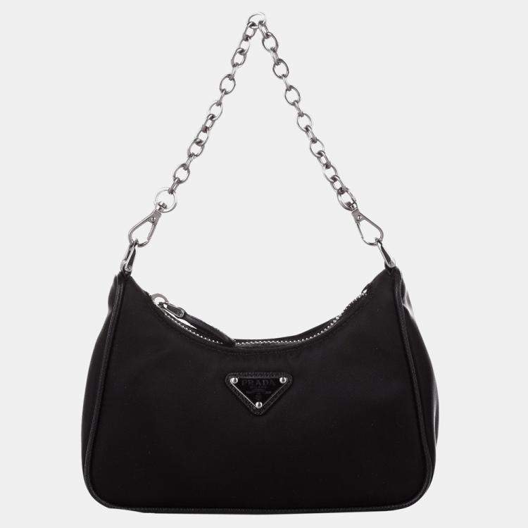 Prada Black Mini Tessuto Re-Edition Crossbody Bag Prada | TLC