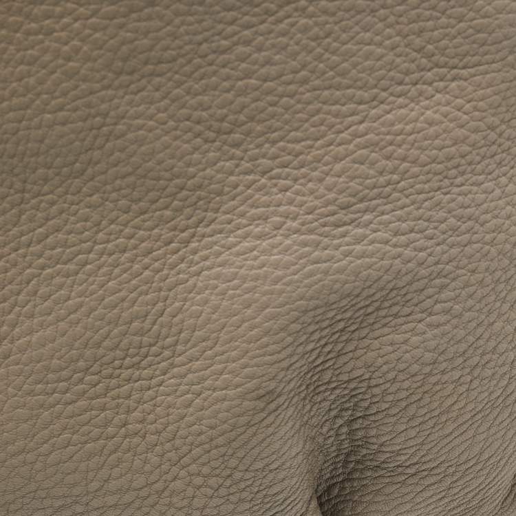 Pre Owned Prada Grey Vitello Daino Leather Large Side Pocket Zip Hobo
