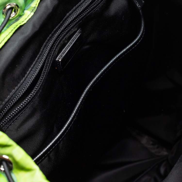 Pre Owned Prada Multicolor Printed Nylon Backpack