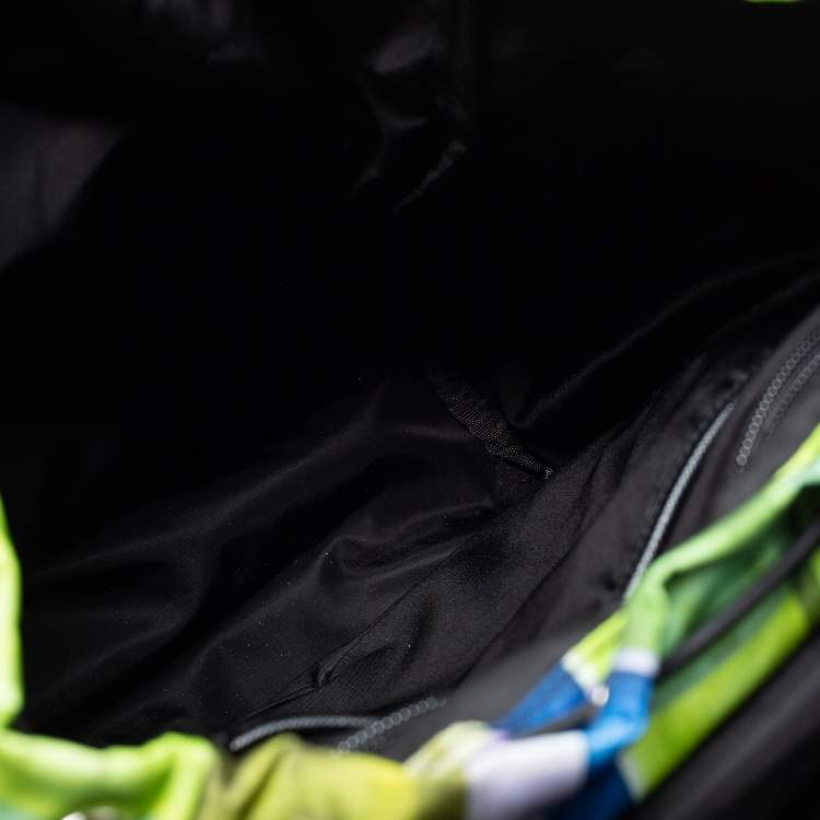 Pre Owned Prada Multicolor Printed Nylon Backpack
