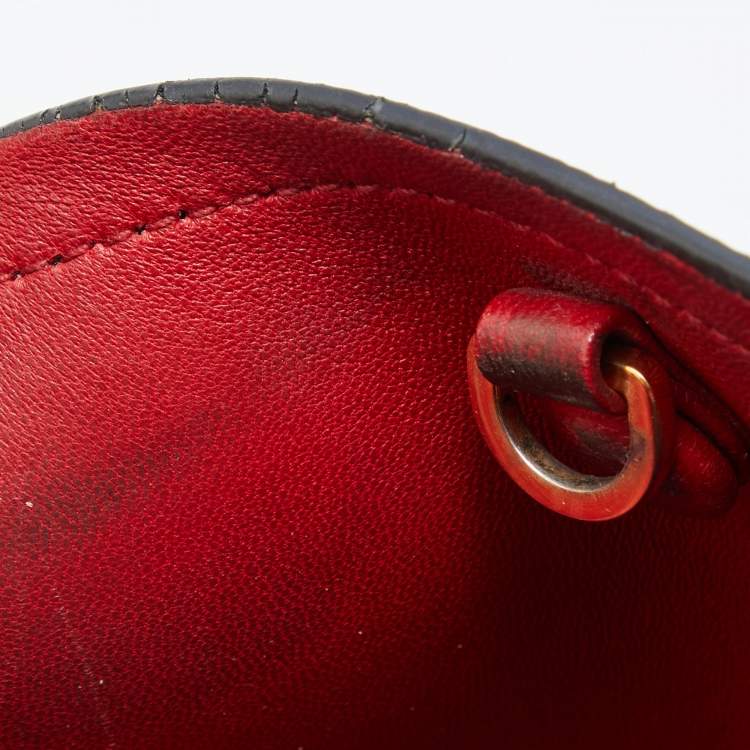 Pre Owned Prada Black Saffiano Cuir Leather Medium Double Handle Tote