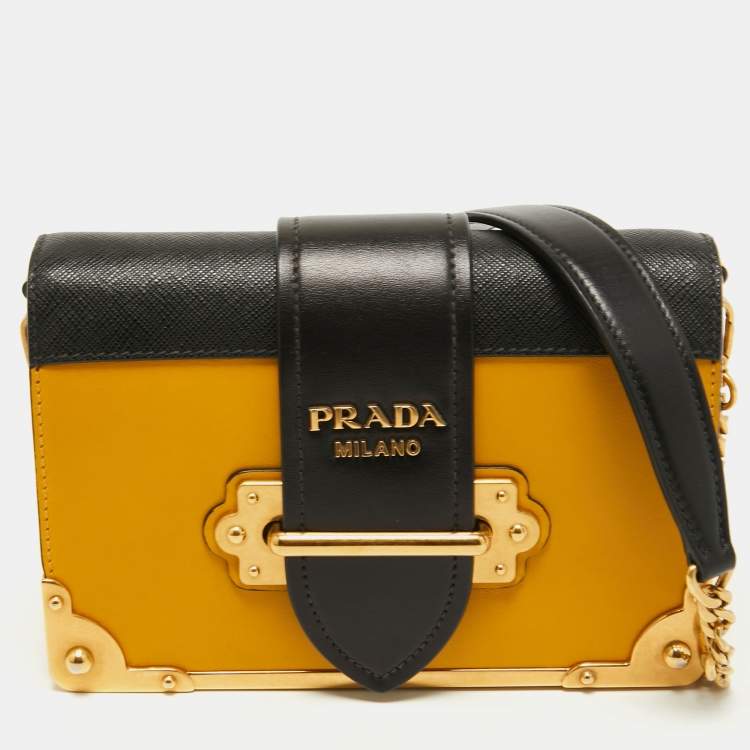 Prada Cahier Leather Bag