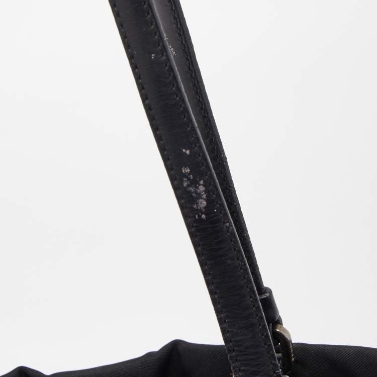 Pre Owned Prada Black Tessuto Tote Bag