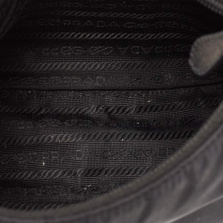 Pre Owned Prada Black Nylon Mini Re-Edition 2000 Shoulder Bag