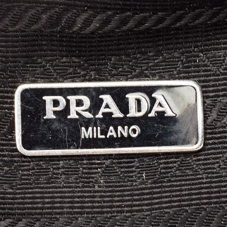 Pre Owned Prada Black Nylon Mini Re-Edition 2000 Shoulder Bag