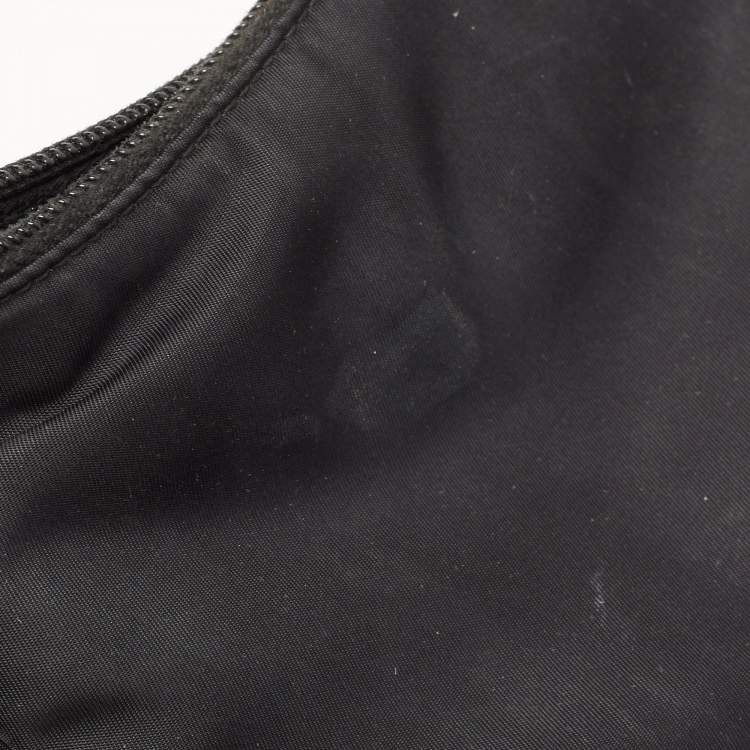 Pre Owned Prada Black Nylon Mini Re-Edition 2000 Shoulder Bag
