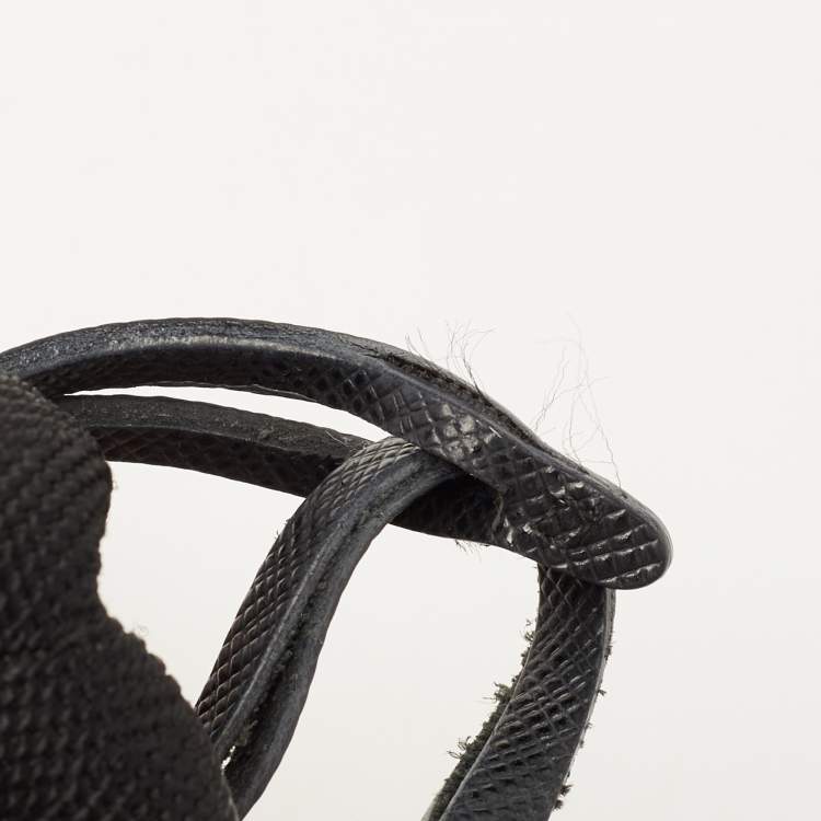 Pre Owned Prada Black Nylon Mini Re-Edition 2000 Shoulder Bag