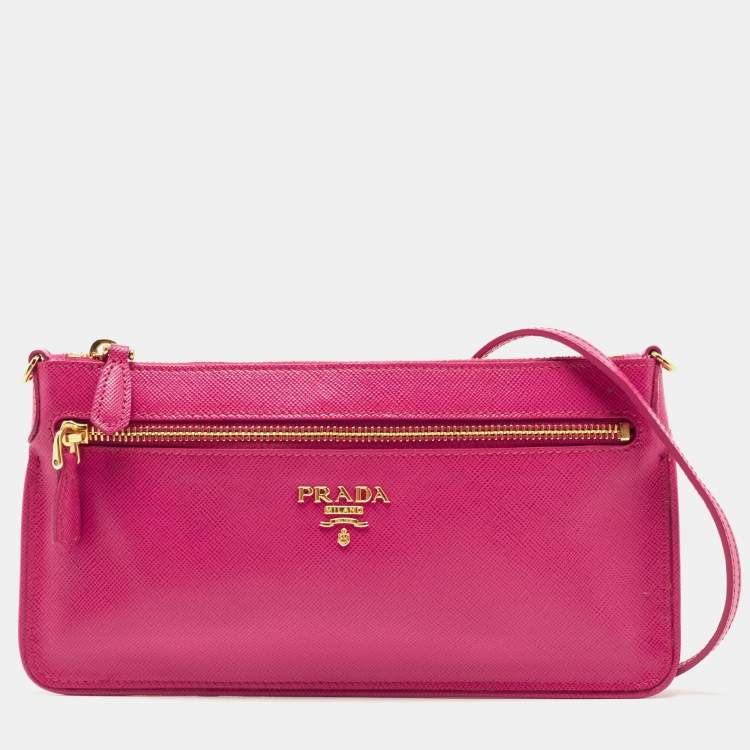 Cherry Red Prada Cleo Patent Leather Bag | PRADA