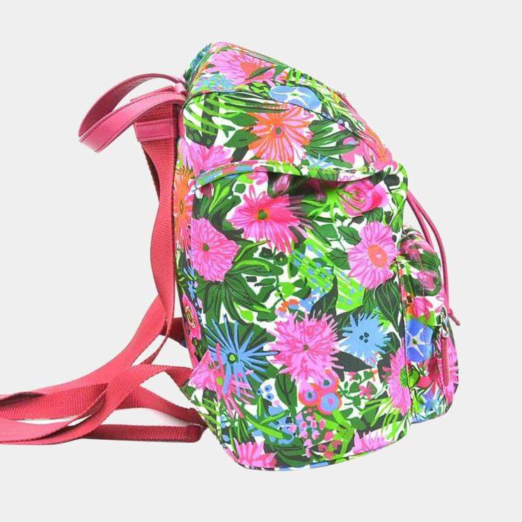 Prada 2025 floral backpack