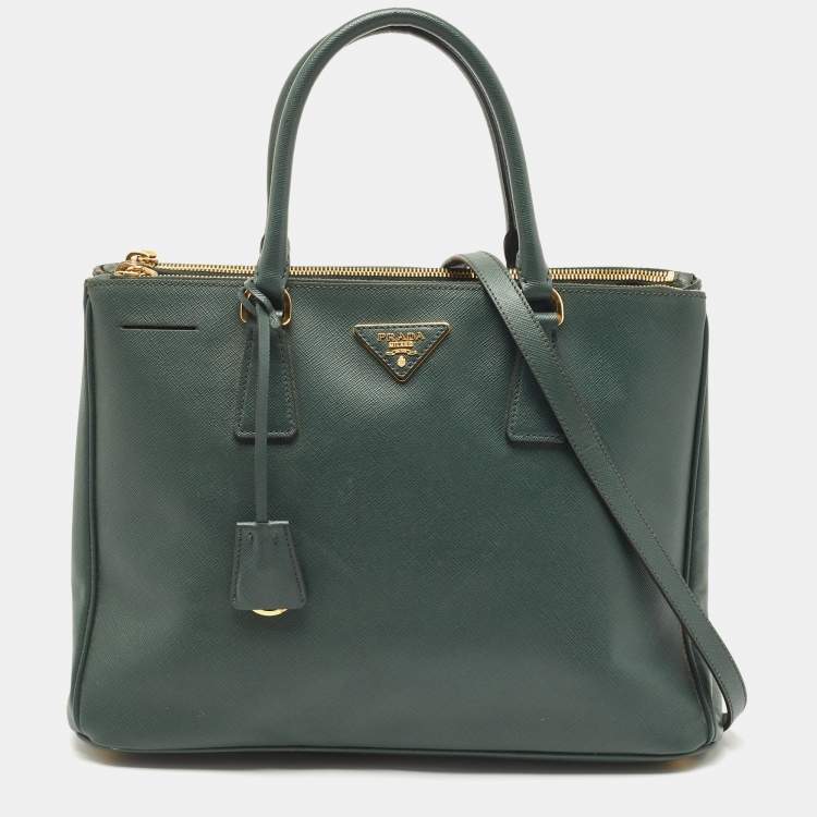 NEW Purse Green Saffiano Leather Bag high quality Tote