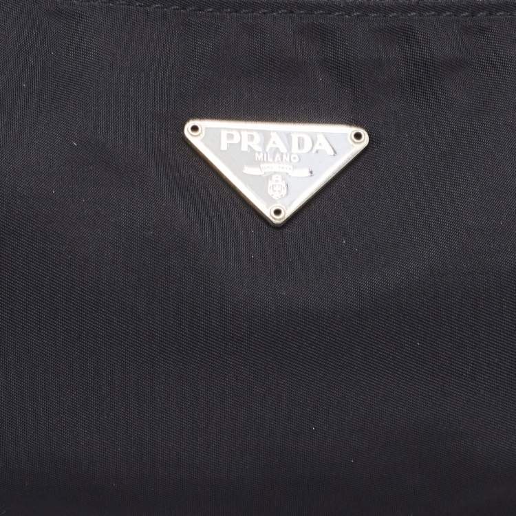 Pre Owned Prada Black Tessuto Nylon Pochette