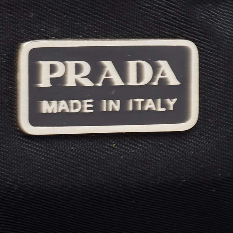 Pre Owned Prada Black Tessuto Nylon Pochette