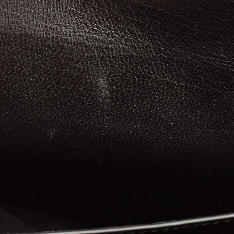 Pre Owned Prada Black/Brown Leather Cahier Shoulder Bag