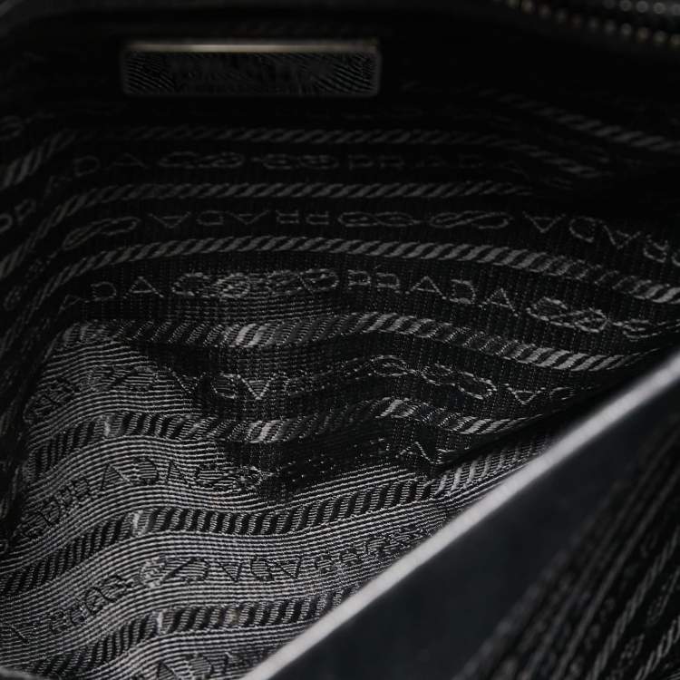 Pre Owned Prada Black Quilted Leather Large Spectrum Shoulder Bag