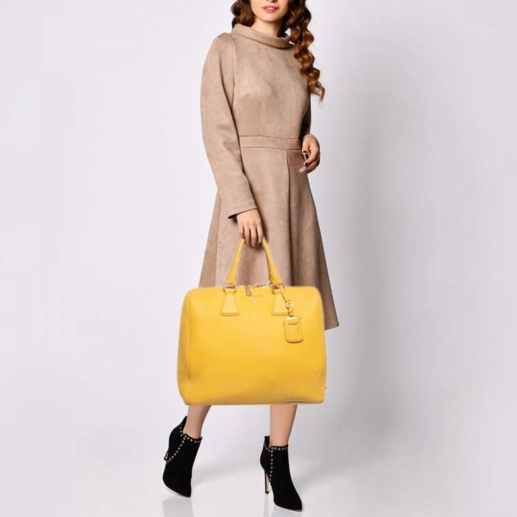 Prada Mustard leather Bag