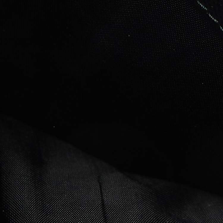 Pre Owned Prada Black Saffiano Leather Bifold Card Case