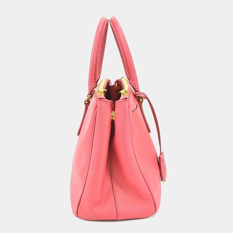 Prada Mini Galleria Tote Bag in Pink