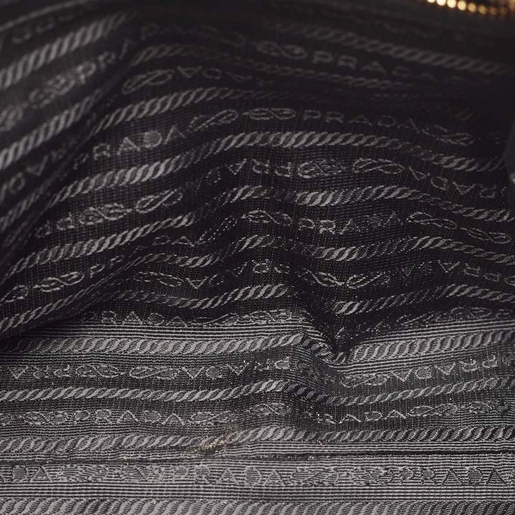 Pre Owned Prada Black Saffiano Leather Tote bag
