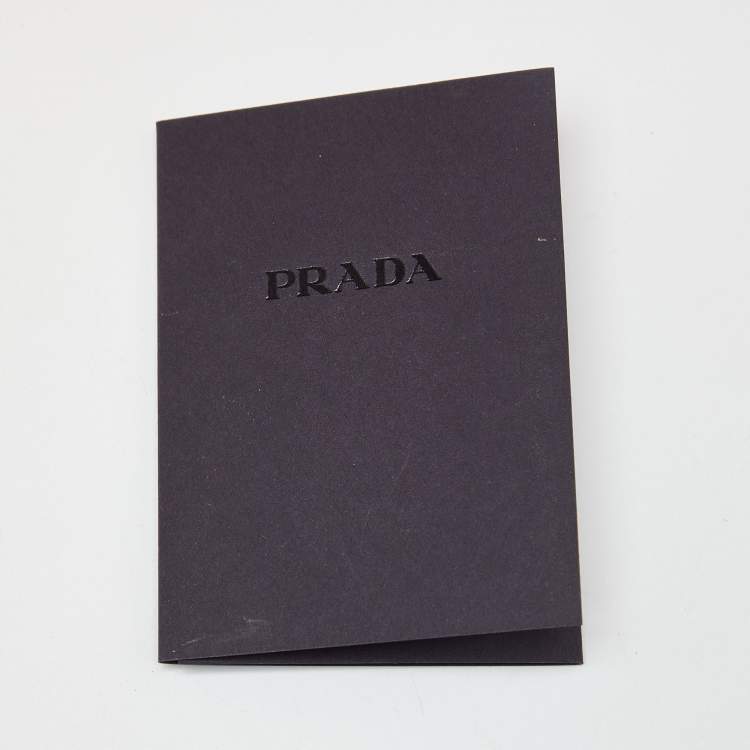 Pre Owned Prada Orange Vitello Daino Leather Large Shopping Tote