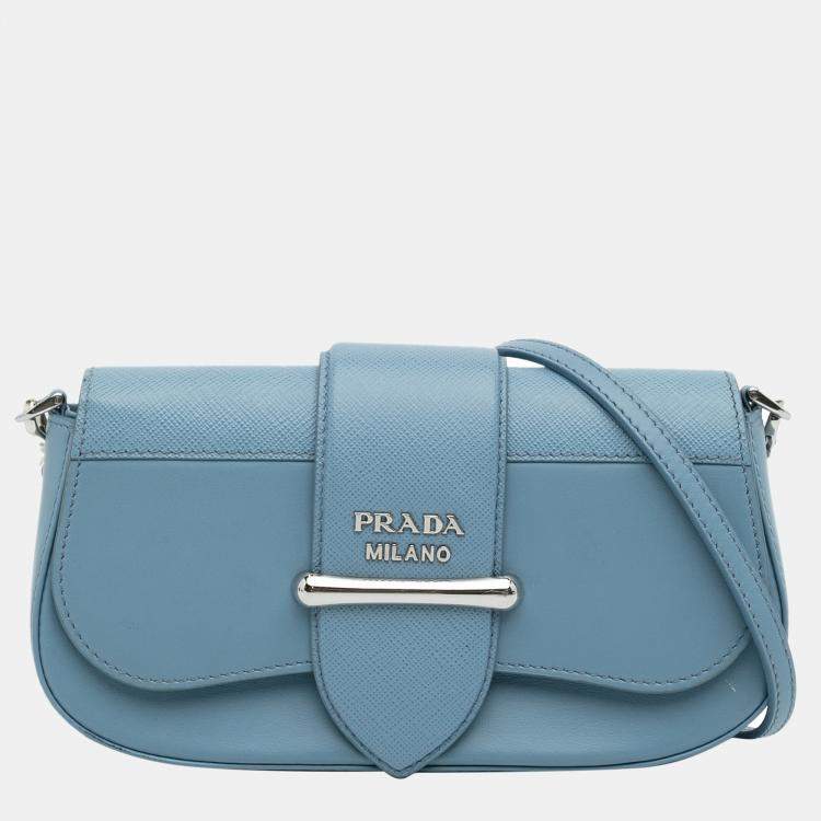 Prada, Bags, Prada Mini Saffiano Lux Crossbody Bag