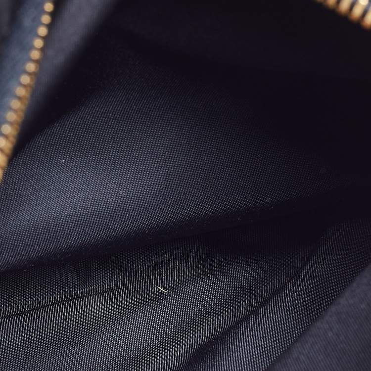 Pre Owned Prada Black Nylon and Leather Logo Crossbody Bag
