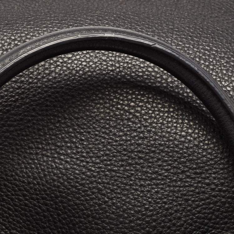 Pre Owned Prada Black Vitello Daino Leather Shopper Tote