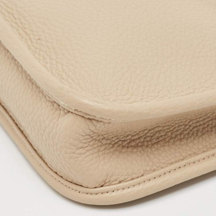 Pre Owned Prada Beige Leather Mini Crossbody Bag