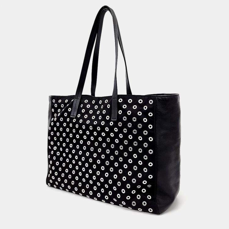 Pre Owned Prada Black Leather Shoulder Bag