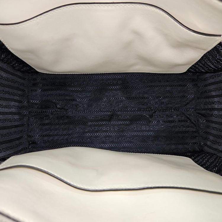 Pre Owned Prada Grace Lux Tote and Shoulder Bag (1BA175)