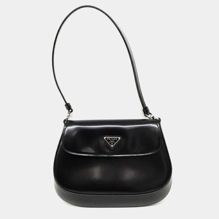Pre Owned Prada Cleo Brushed Shoulder Bag