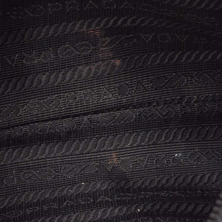 Pre Owned Prada Black Nylon Mini Re-Edition 2000 Shoulder Bag