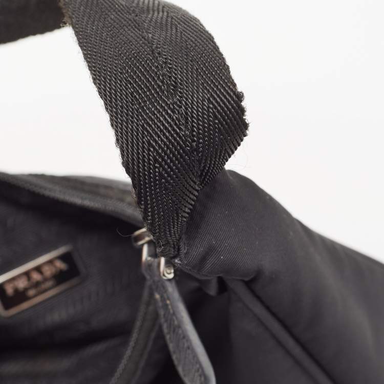 Pre Owned Prada Black Nylon Mini Re-Edition 2000 Shoulder Bag