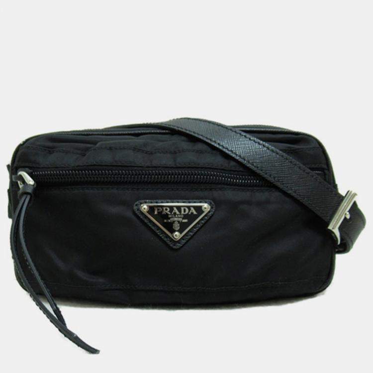 Prada Black Nylon Tessuto Belt Bag Prada TLC