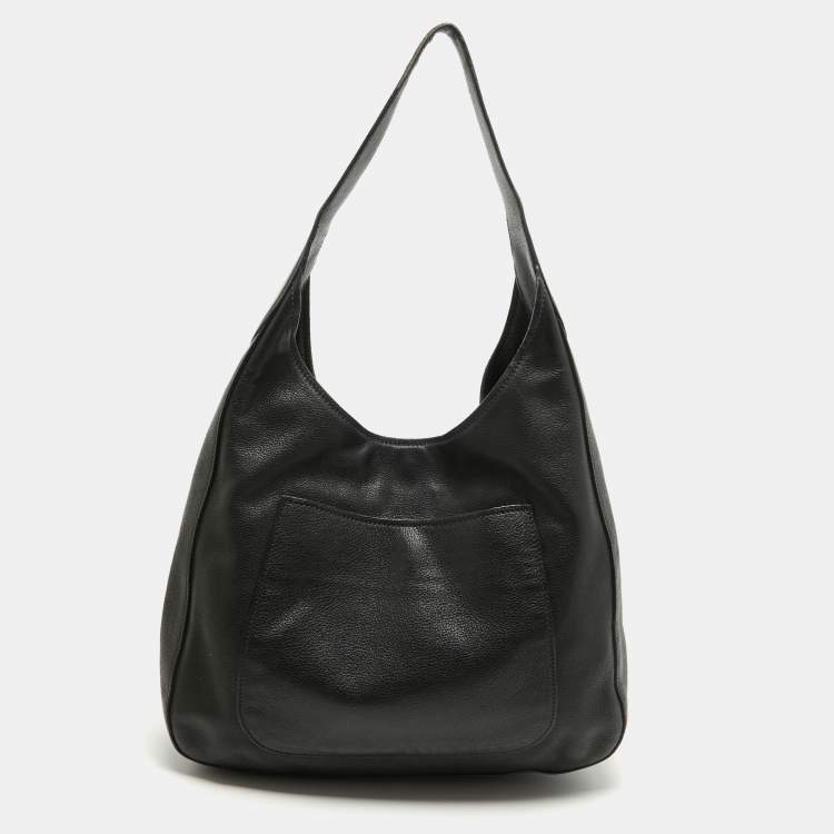 Prada small daino leather hobo outlet bag