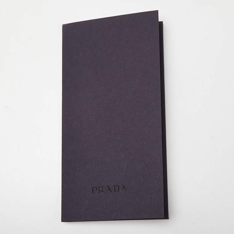 Pre Owned Prada Burgundy Saffiano Lux Leather Flap Top Handle Bag