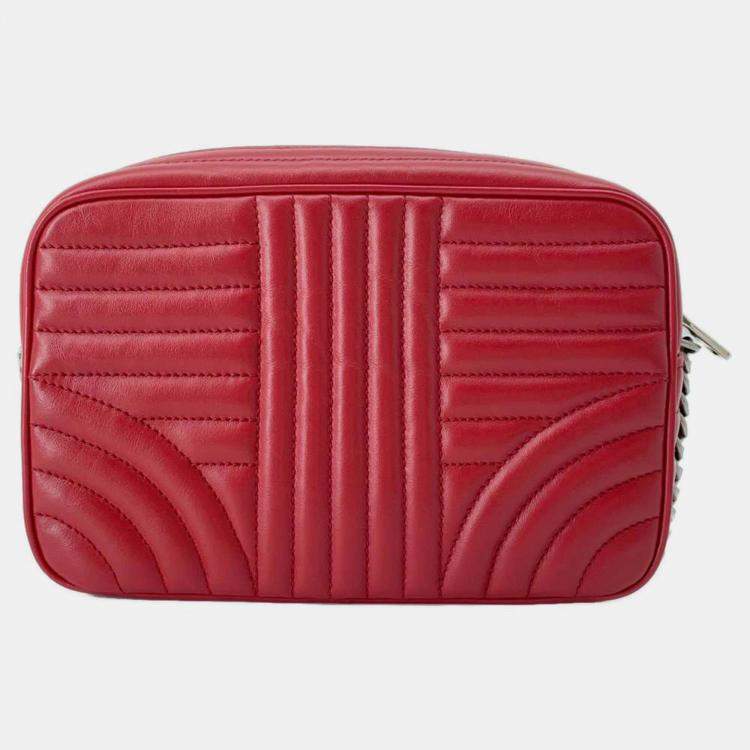 Prada camera outlet bag red